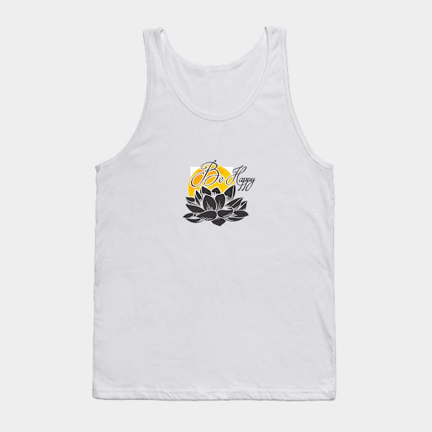 Be Happy Tank Top by jampelabs